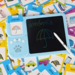 Mokomoji piešimo ir anglų kalbos planšetė vaikams