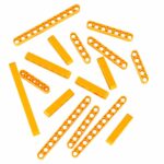 Spalvotas kaladėlių konstruktorius su varikliu vaikams