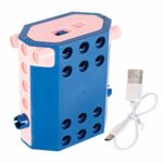 Spalvotas kaladėlių konstruktorius su varikliu vaikams