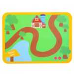 Medinis vėrimo dėlionės rinkinys „Mano ferma“ vaikams