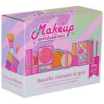 Makiažo rinkinys mergaitėms su lagaminu ir priedais