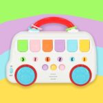 Interaktyvus žaislinis autobusas vaikams su gyvūnais