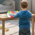 Interaktyvus žaislinis autobusas vaikams su gyvūnais