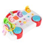 Interaktyvus žaislinis autobusas vaikams su gyvūnais