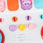 Interaktyvus žaislinis autobusas vaikams su gyvūnais