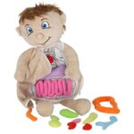 Lavinamoji pliušinė lėlė „Žmogaus kūnas“ ,berniukas vaikams