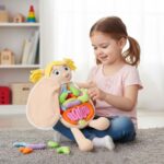 Lavinamoji pliušinė lėlė „Žmogaus kūnas“ ,mergaitė vaikams