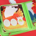 Sensorinė manipuliacinė knygelė "Ferma" vaikams