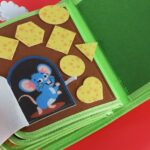 Sensorinė manipuliacinė knygelė "Ferma" vaikams