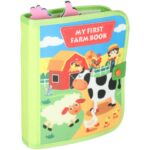Sensorinė manipuliacinė knygelė "Ferma" vaikams