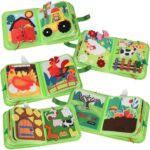Sensorinė manipuliacinė knygelė "Ferma" vaikams