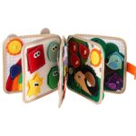 3D edukacinė veltinio veiklos knygelė vaikams – „Žirafa“