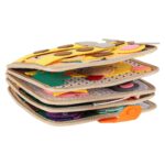 3D edukacinė veltinio veiklos knygelė vaikams – „Žirafa“