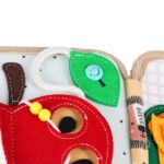 3D edukacinė veltinio veiklos knygelė vaikams – „Žirafa“