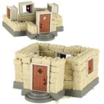 Kūrybinis smėlio rinkinys „Namelis“ su formelėmis vaikams