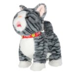 Interaktyvi žaislinė katė su pavadėliu vaikams