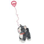 Interaktyvi žaislinė katė su pavadėliu vaikams