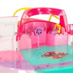 Žaislinė lėlių jachta - valtis su priedais vaikams