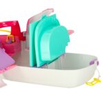 Žaislinė lėlių jachta - valtis su priedais vaikams