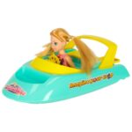 Žaislinė lėlių jachta - valtis su priedais vaikams