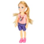 Lėlių automobilis-kemperis su priedais ir baseinu vaikams