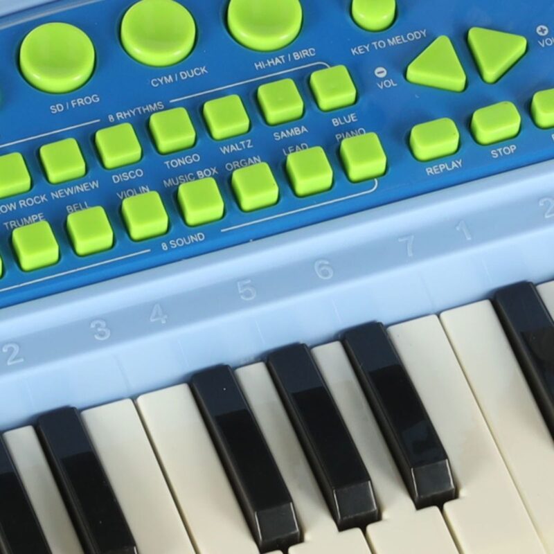 Žaislinis pianinas vaikams su mikrofonu vaikams