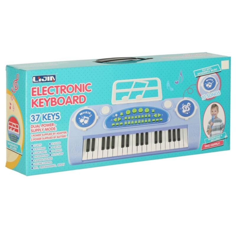 Žaislinis pianinas vaikams su mikrofonu vaikams