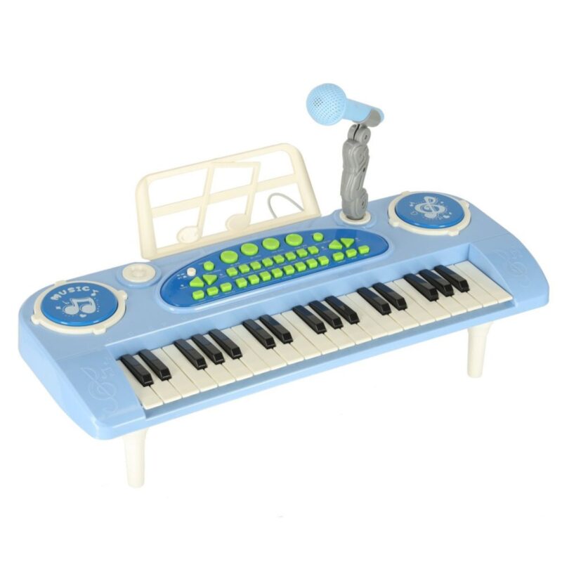 Žaislinis pianinas vaikams su mikrofonu vaikams