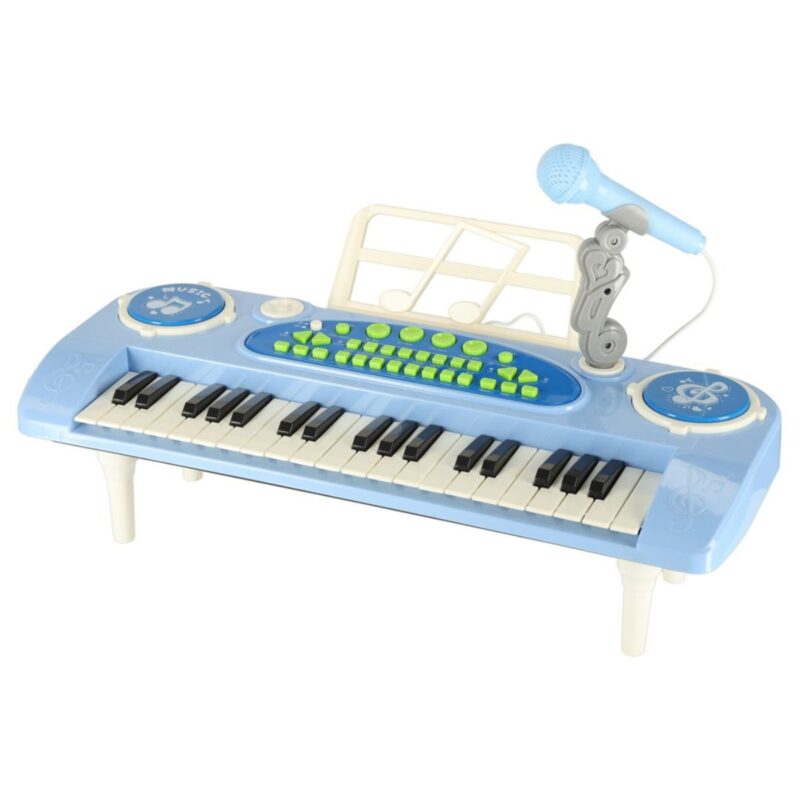 Žaislinis pianinas vaikams su mikrofonu vaikams