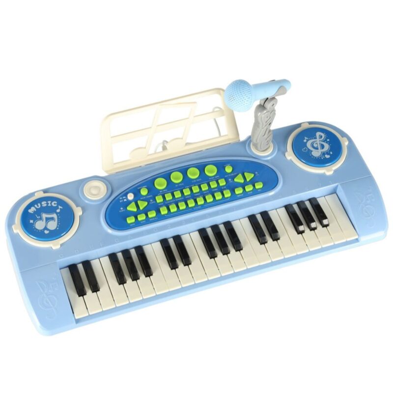 Žaislinis pianinas vaikams su mikrofonu vaikams
