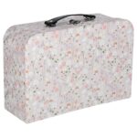 Lėlių namelis lagamine su mediniais baldais vaikams