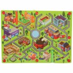 Medinis magnetinis labirintas „Didelis miestas“ vaikams