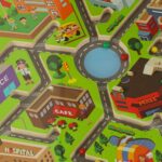 Medinis magnetinis labirintas „Didelis miestas“ vaikams