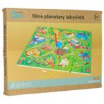 Medinis magnetinis labirintas „Didelis miestas“ vaikams