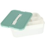 Plastikinė organizavimo dėžutė žaislams su skyreliais