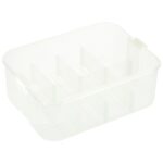 Plastikinė organizavimo dėžutė žaislams su skyreliais