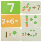 Edukacinis stalo žaidimas vaikams „Morkų laukas“