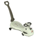 Gravitacinis paspirtukas vaikams su LED ratukais ir rankena