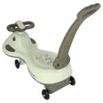 Gravitacinis paspirtukas vaikams su LED ratukais ir rankena