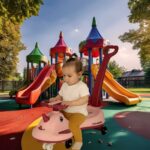 Gravitacinis paspirtukas vaikams su LED ratukais ir rankena