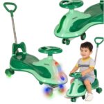 Gravitacinis paspirtukas vaikams su LED ratukais ir rankena Gravitacinis paspirtukas vaikams su LED ratukais ir rankena