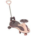 Gravitacinis paspirtukas vaikams su LED ratukais ir rankena