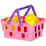 Vaikiškas žaislinis pikniko krepšelis su priedais vaikams