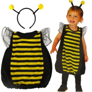 Vaikiškas kamanės – bitės kostiumas vaikams S dydis