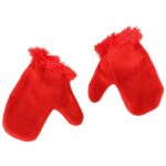 Vaikiškas velnio kostiumas – raudonas apsiaustas su ragais