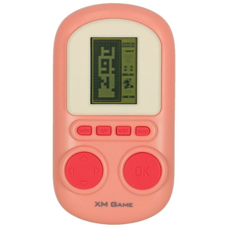 Elektroninė žaidimo konsolė vaikams, rožinė