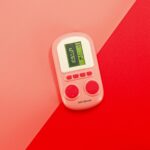 Elektroninė žaidimo konsolė vaikams, rožinė