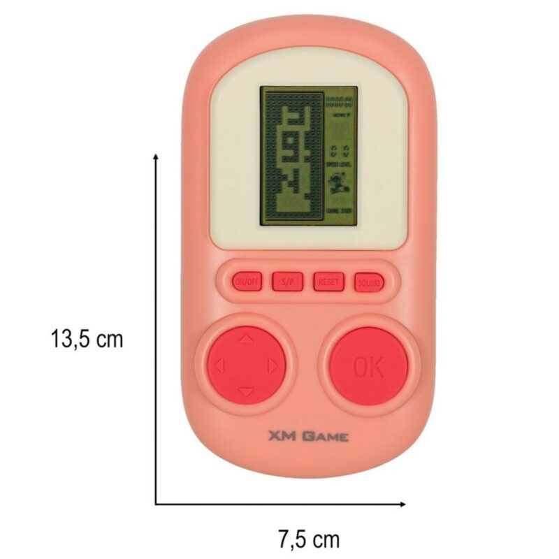 Elektroninė žaidimo konsolė vaikams, rožinė