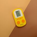 Elektroninė žaidimo konsolė vaikams, geltona