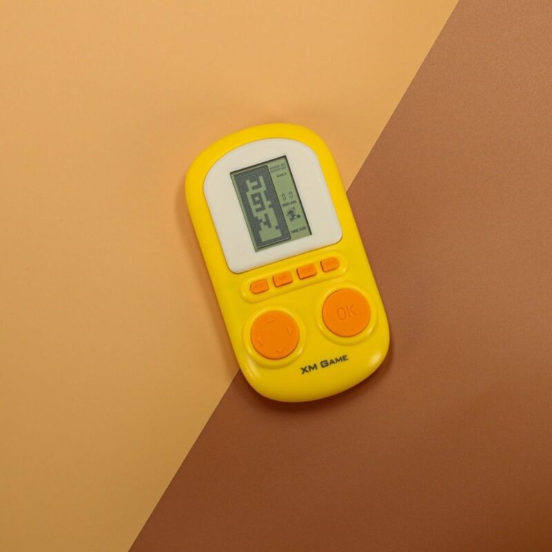 Elektroninė žaidimo konsolė vaikams, geltona
